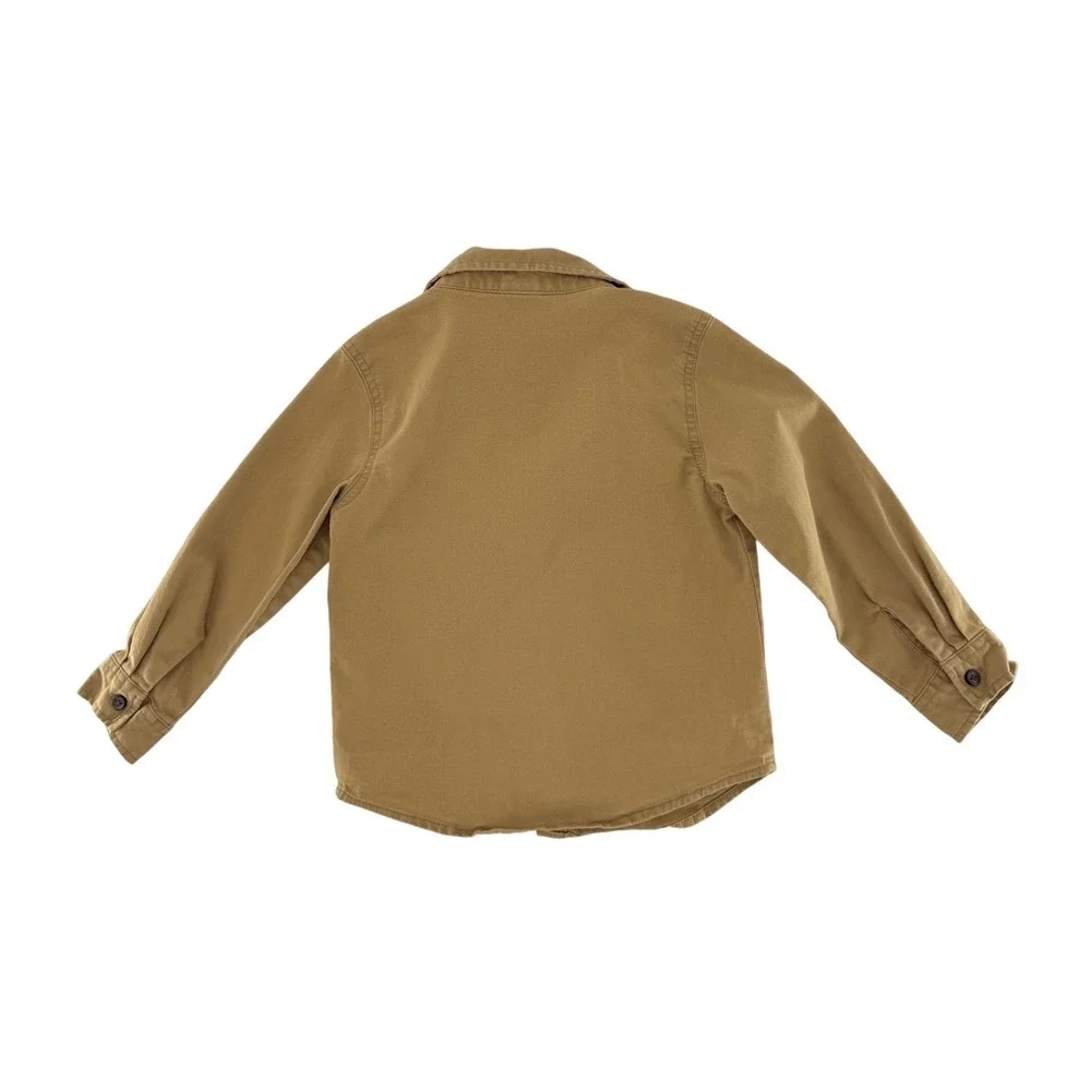 Old Navy Boy's Twill Workwear‎ Cotton Utility Shirt Size 4T Normcore